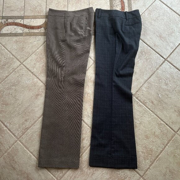 ANN TAYLOR CURVY PANTS SLACKS (SET OF 2 PAIRS):PREOWNED EXC.COND. SIZE: 2 CURVY - Picture 1 of 15